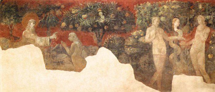 UCCELLO, Paolo Creation of Eve and Original Sin oil painting image